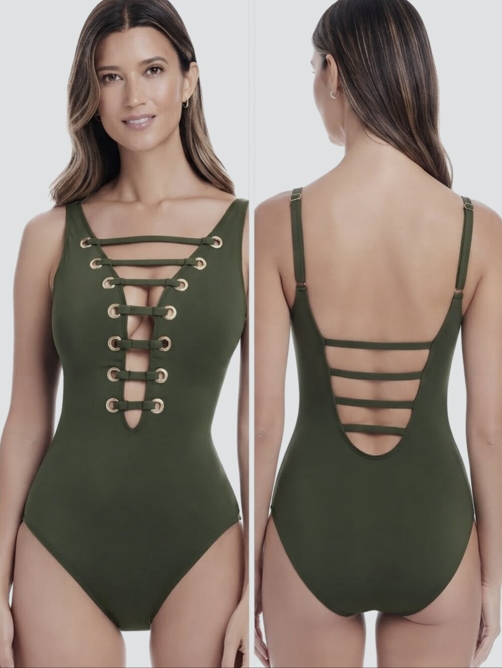 NWT Bleu Rod Beattie The Limited One-Piece Swimsuit